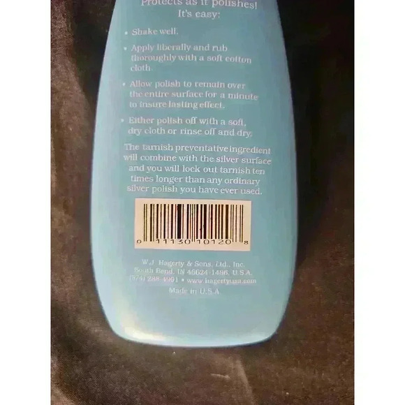 NEW Hagerty Blue Silversmiths Polish With R22 Tarnish Prevention 12 FL Oz - Picture 3 of 4